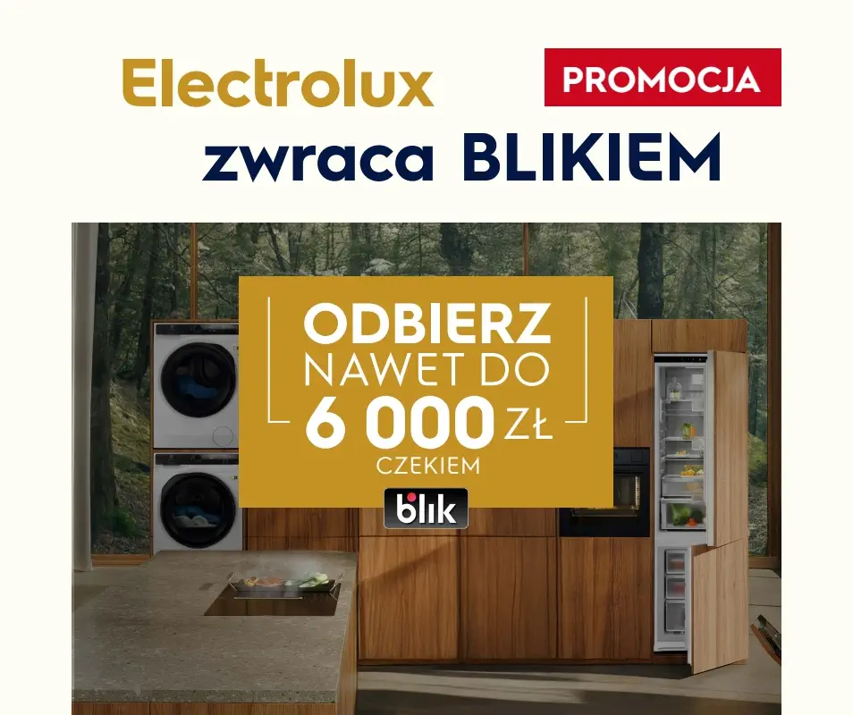elektrolux zwraca blikiem