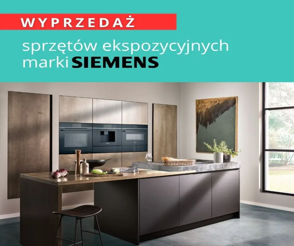 promocja sprzętu marki siemens wyprzedaż z ekspozycji